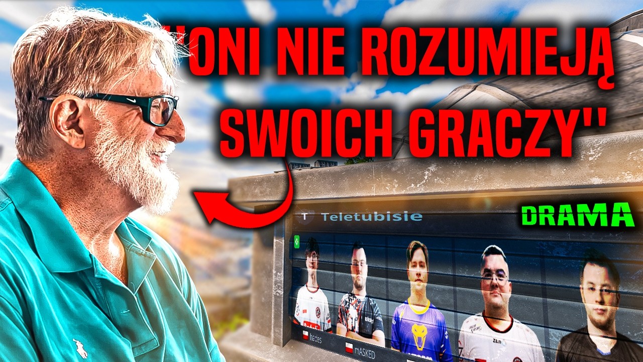 CS 2 - Valve 'NAPLUŁO' Graczom CS'a W Twarz!🔥Drama Wok&oacute;ł Polskiego Mixu! Frustracja Wewnątrz FaZe!