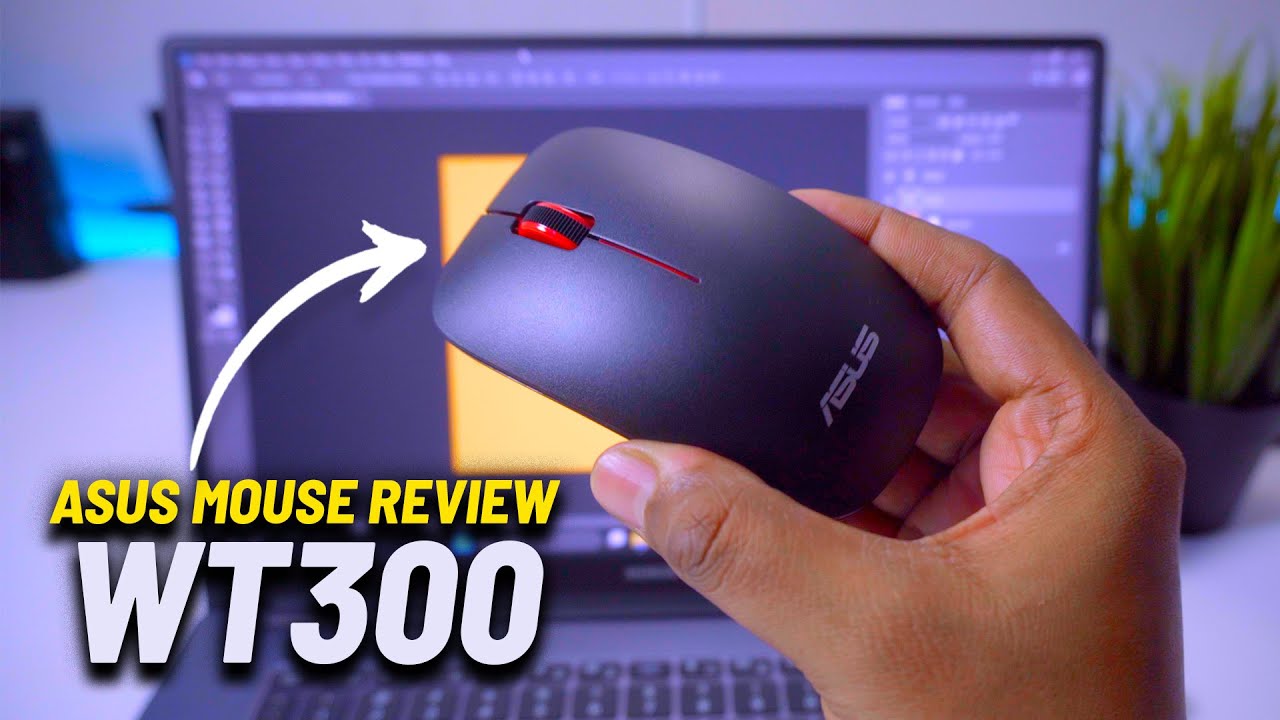 ASUS WT300 Wireless Mouse Review - Lightweight Long Battery Life and 1600 DPI
