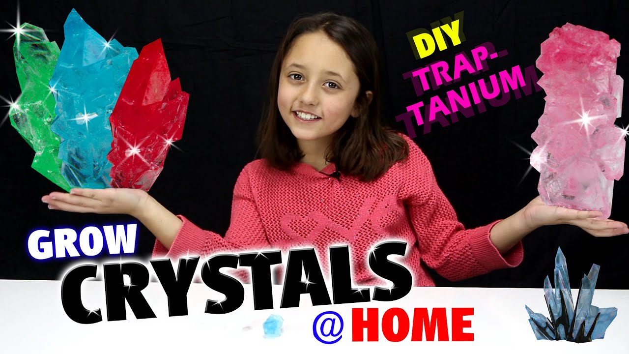 Выращиваемых кристаллов НА ДОМУ! DIY Traptanium / Skylanders Fun ж / Sky девочка Лекси