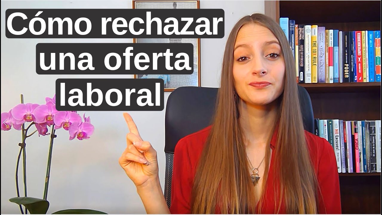 ¿Cómo rechazar una oferta laboral? ¡HAZLO ASÍ! / Michelle Engelmann