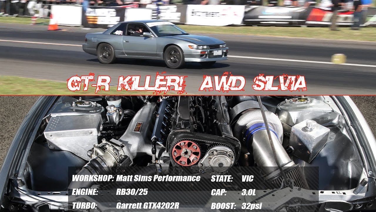 GT-R Killer! All-wheel-drive S13 Silvia