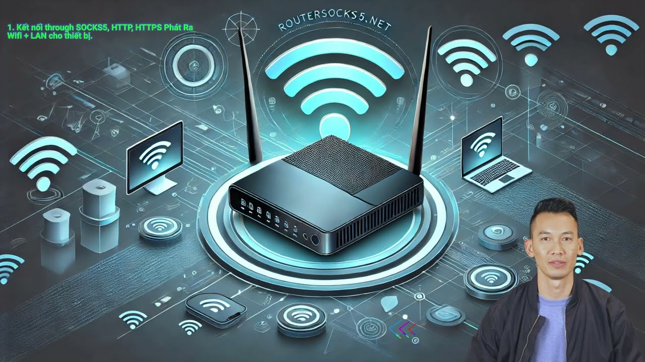 VN_Part 1: Router kết nối Proxy v&agrave; ph&aacute;t trực tiếp ra Wifi + LAN ( RouterSocks5.Net )