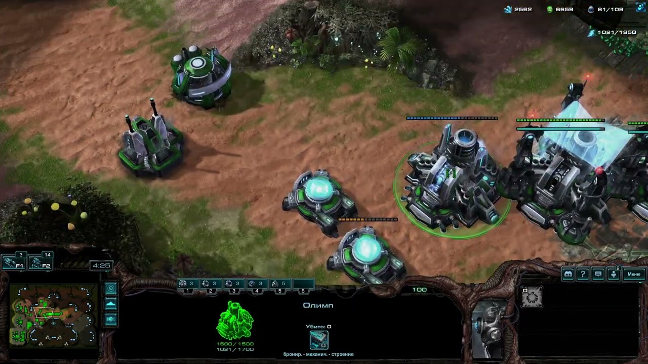 Starcraft II All Races PvP 2 Попытка в BGH против ИИ(сомнительное)