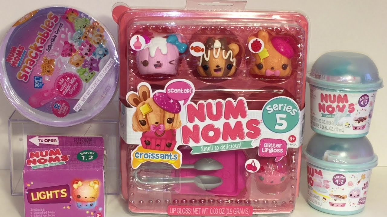 Num Noms Series 5 Croissants Snackables Lights Blind Bag Surprise Toy Unboxing