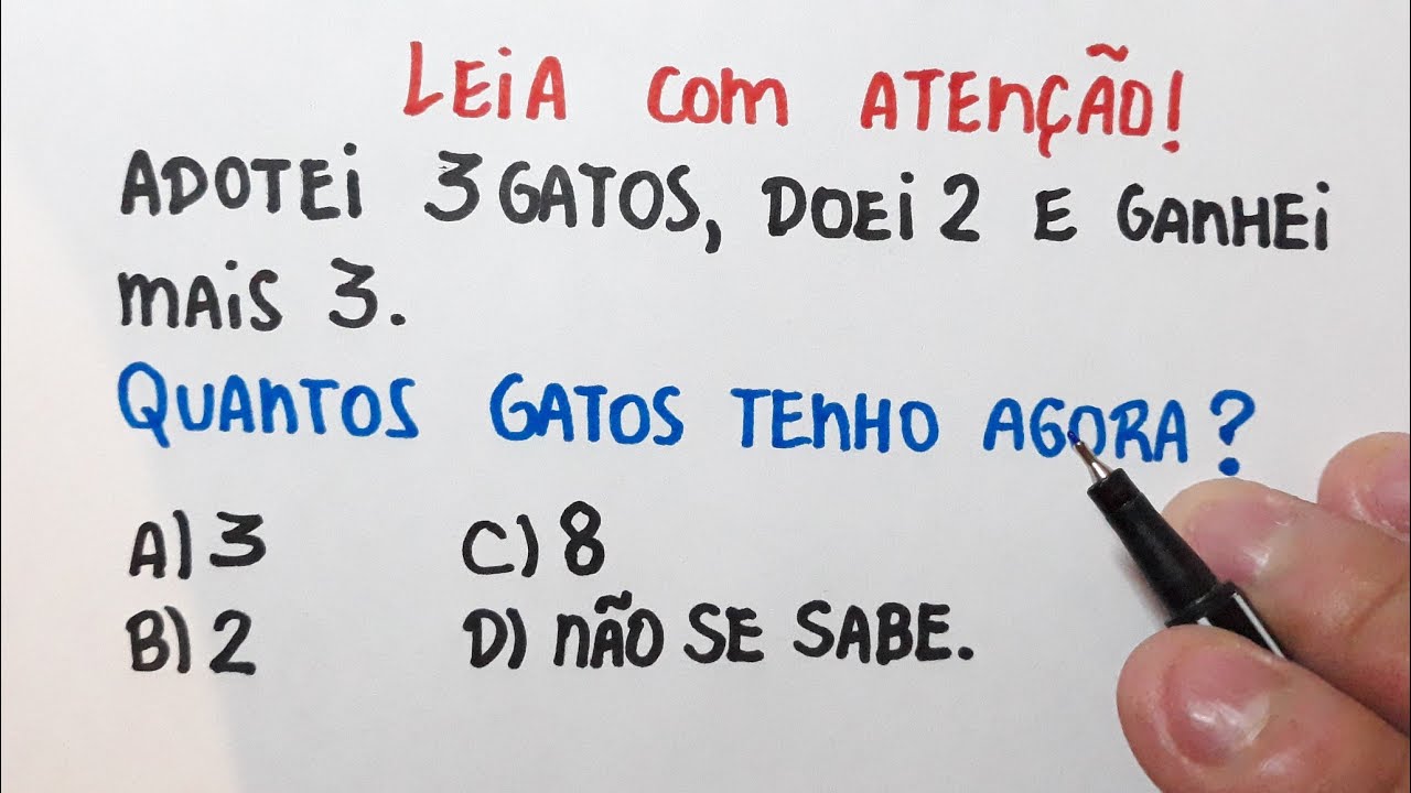 🙅🏼‍♀️ 95,8% CAEM na PEGADINHA dessa questão! | Matemática Básica | Regra de três | Prof.Marcelo