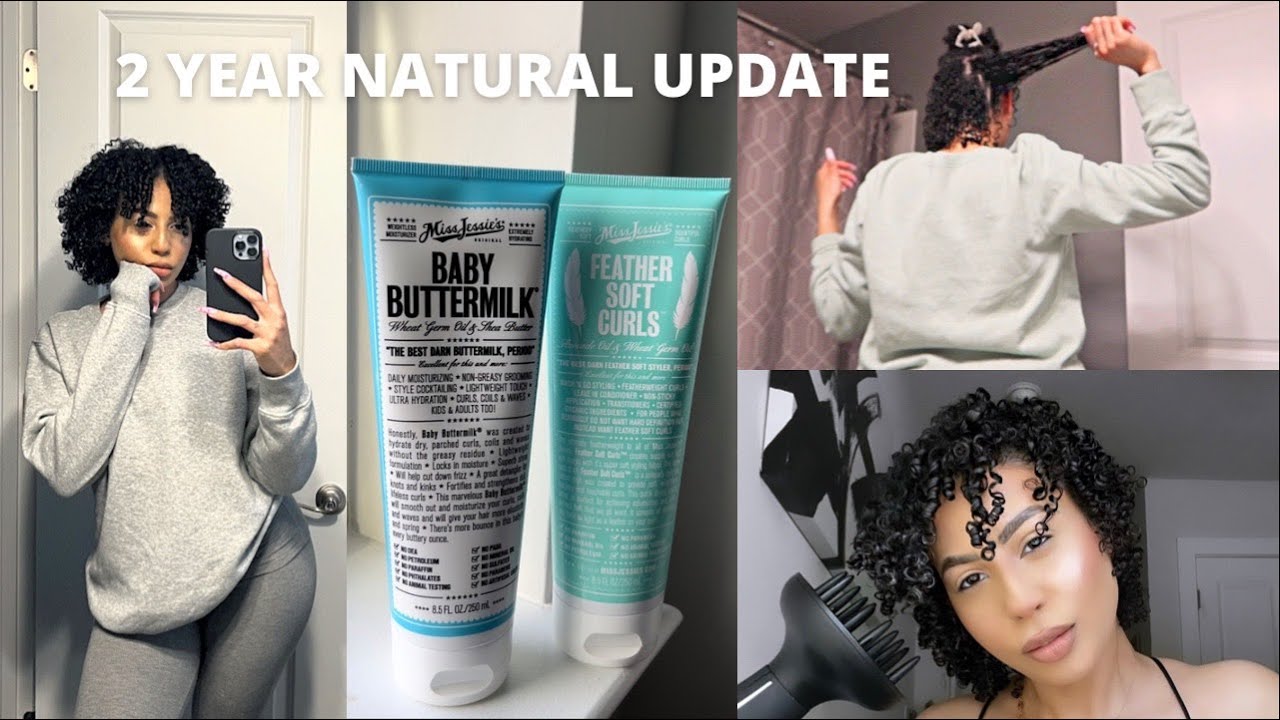 MY 2 YEAR NATURAL UPDATE | post big chop length check, products, curly hair wash & go + TIPS!