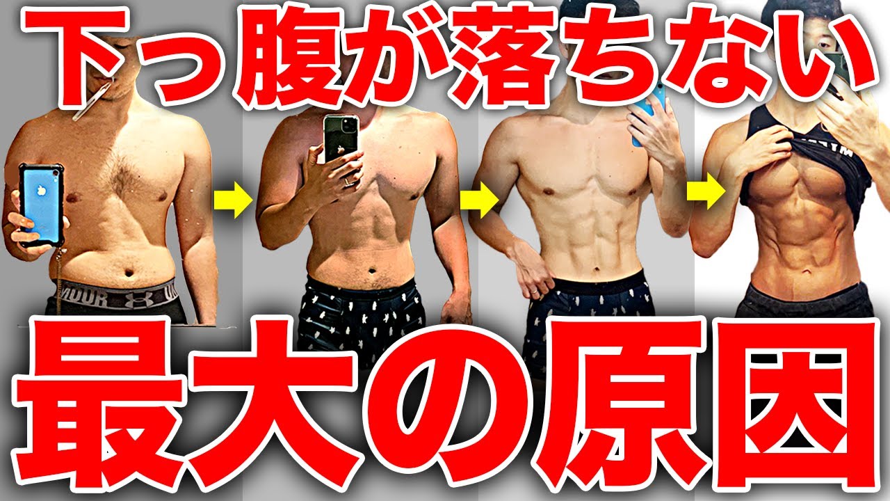 【下っ腹撃退】お腹の脂肪が落ちない最大の原因をお話しします！
