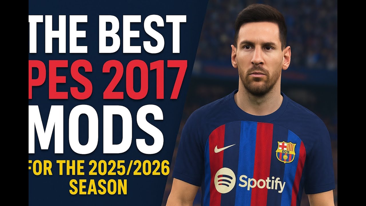 🔥Best Mods for PES 2017 (2025/2026 Season)