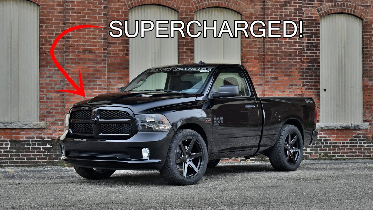 550-сильный мощный грузовик RAM с нагнетателем | RAM 1500 2019 года — построено Petty's Garage | ...