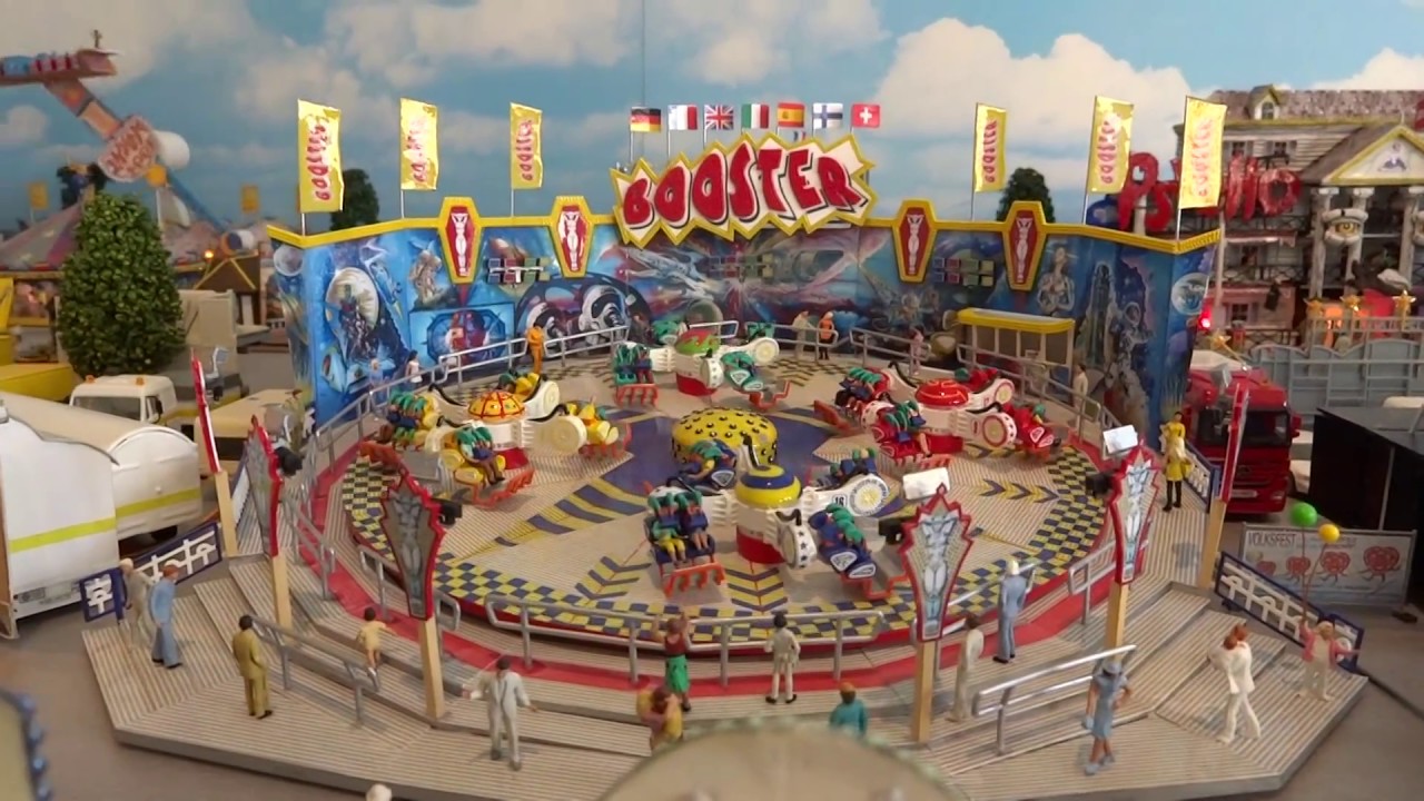 HUSS Booster Kirmes-Modell in 1:87