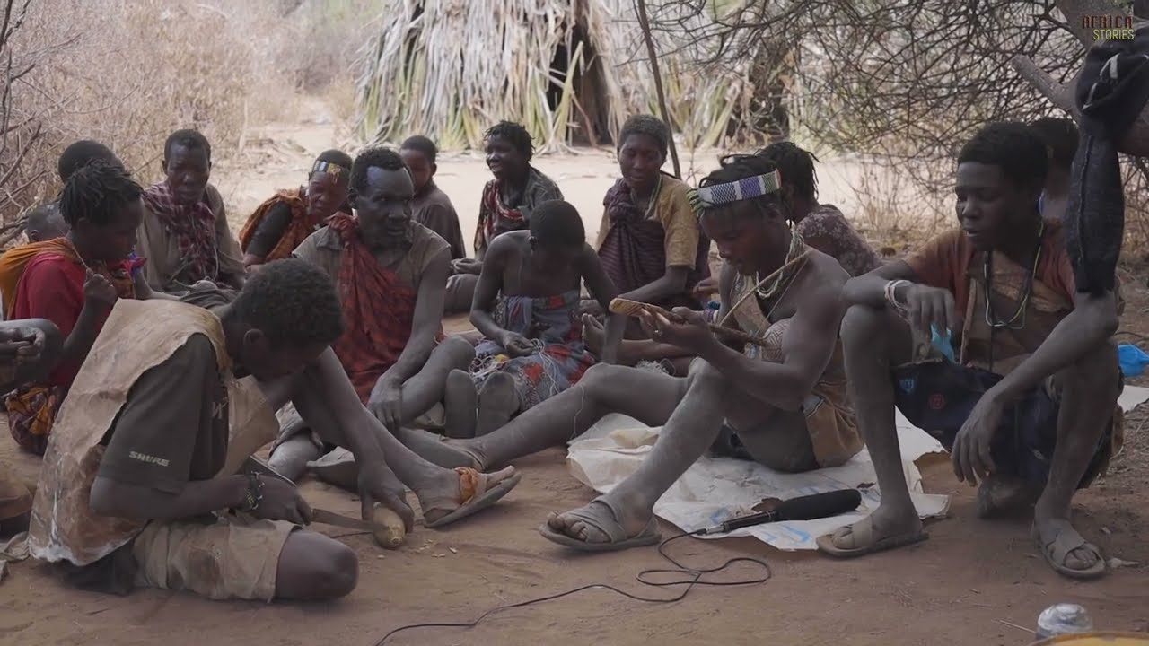 Hadzabe Most HeartWarming Music Using Traditional Stringed Instrument//Last Hunter Gatherer Tribe