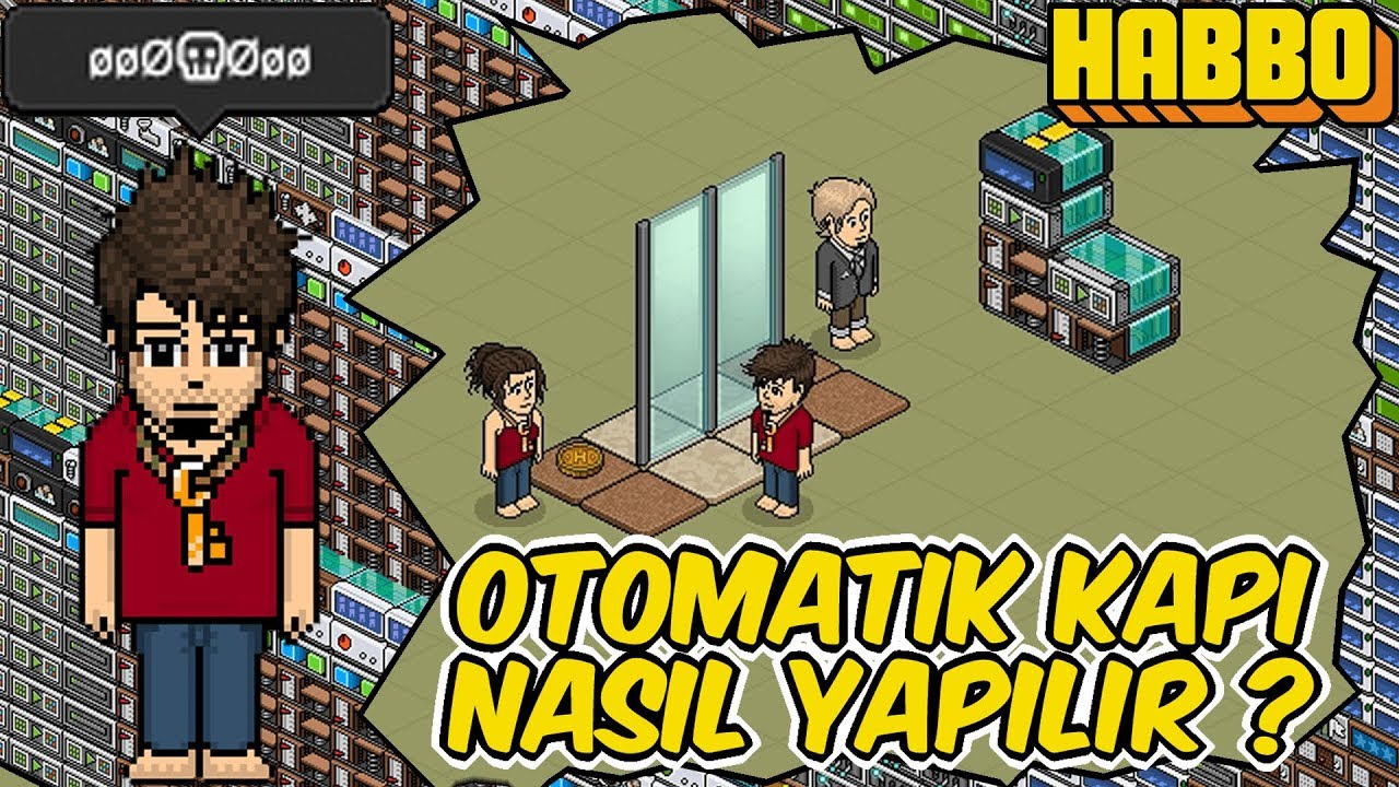 Habbo'da Otomatik Mağza kapısı (yaklaşınca açılan) Nasıl Yapılır ? • Habbo Wired