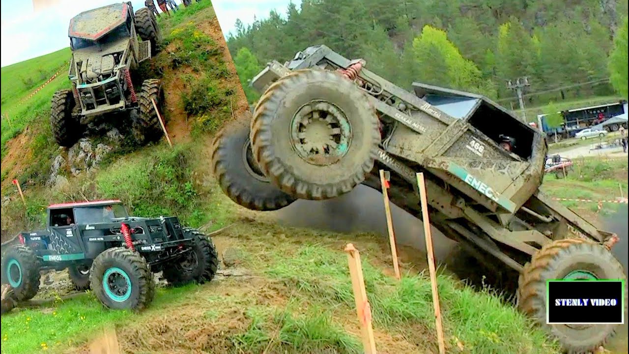 Mercedes engine Monster off road špeciál 4x4 off road trial Vyšný Slavkov 2025