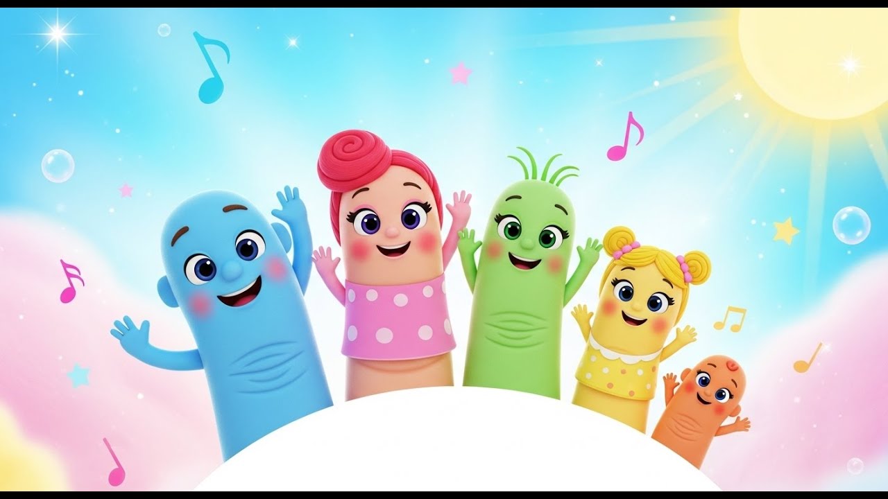 Finger Family Song 👨‍👩‍👧‍👦🎵 | Baby Giggles TV Fun Nursery Rhyme for Toddlers