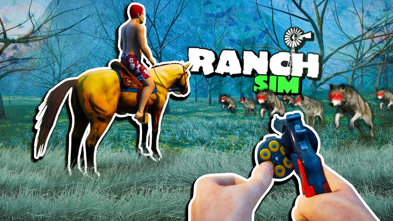 LOBOS ASSOMBRADOS invadiram minha FAZENDA no Ranch Simulator!