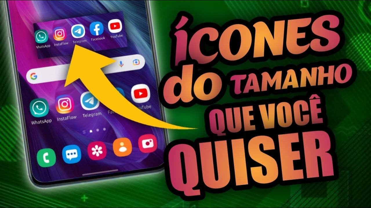 Como alterar o TAMANHO DOS ICONES DO SEU SAMSUNG sem usar LAUNCHER !!!