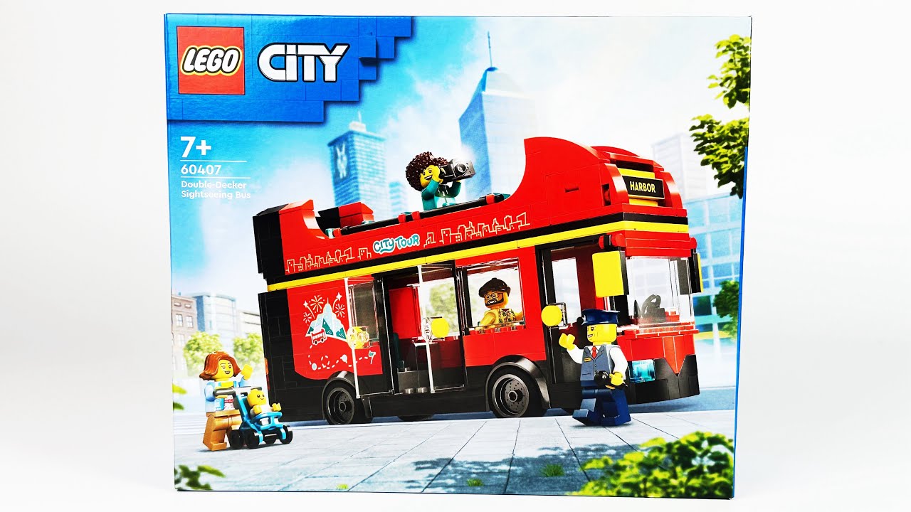 Lego City 60407 Double Decker Sightseeing Bus Speed Build