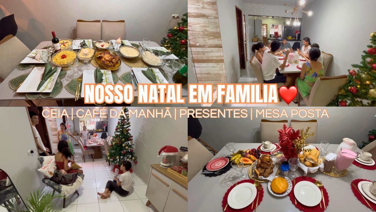 Nosso Natal em Família 🎄 | Preparativos da Ceia, Mesa Posta, Café da Manhã 