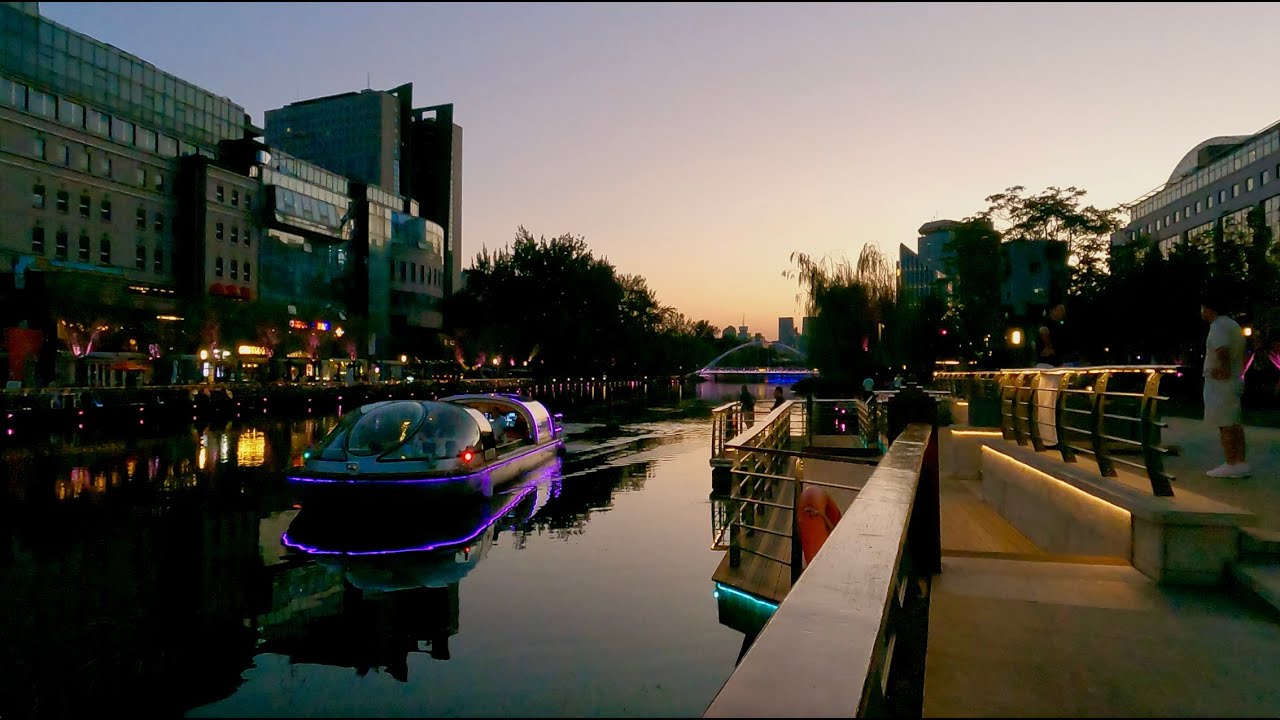 Beijing City Walk from Liangmaqiao to Chaoyang Park 初秋周末徒步：亮马桥到朝阳公园