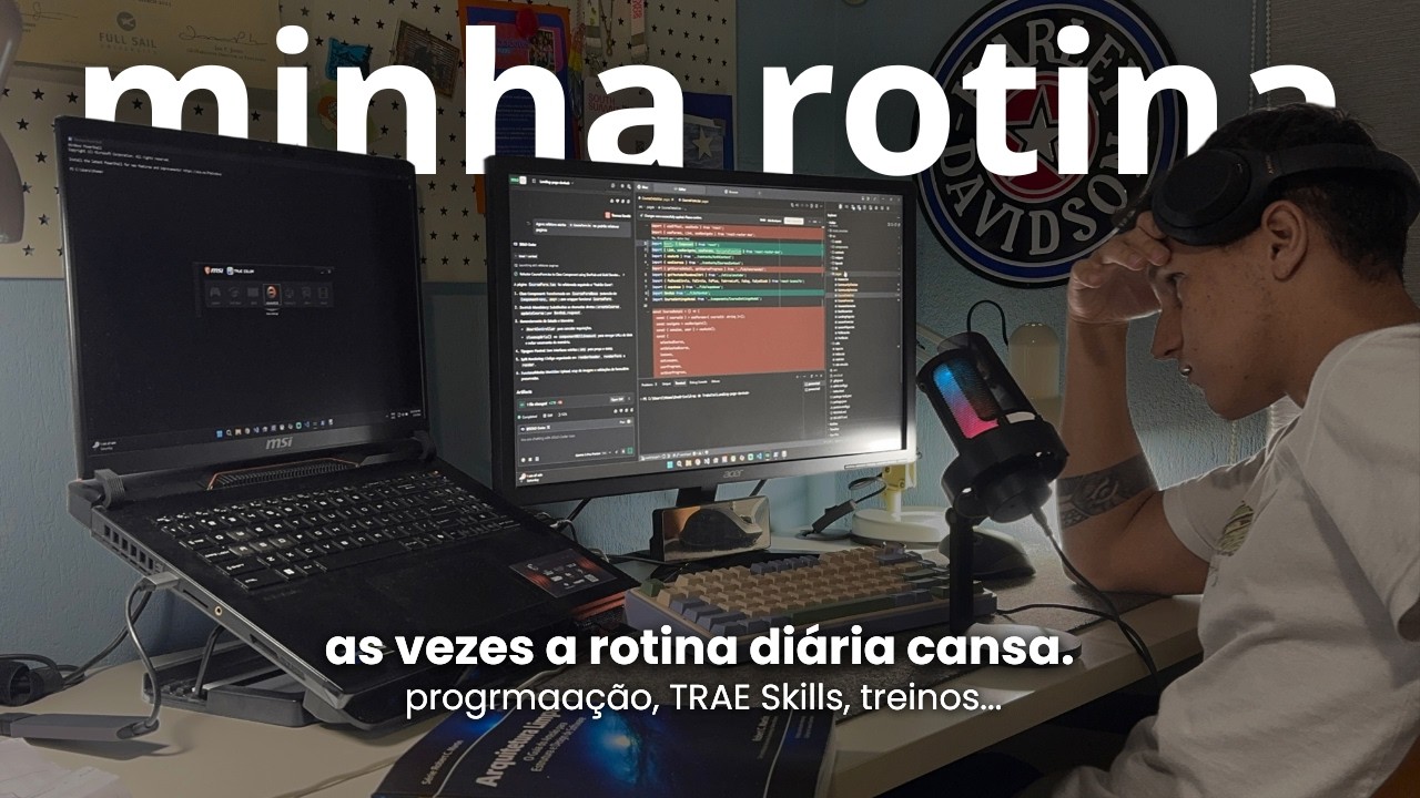 as vezes a rotina diária é cansativa | programador, realidade, trabalho, TRAE Skills