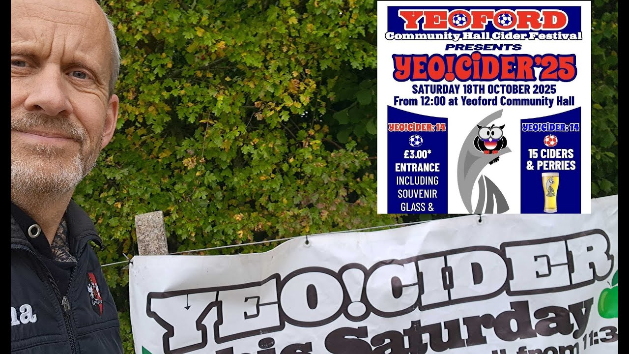 Visiting Yeocider Festival, Yeoford, Devon, UK - October 2025