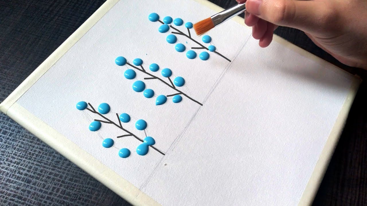 Peaceful House By The Desert / Acrylic Painting Techniques / Acrylic Painting