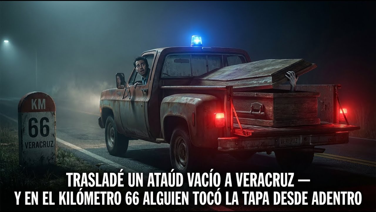 Historias de terror: me prohibieron abrir el ataúd rumbo a Veracruz; en el Km 66 vi la tapa moverse