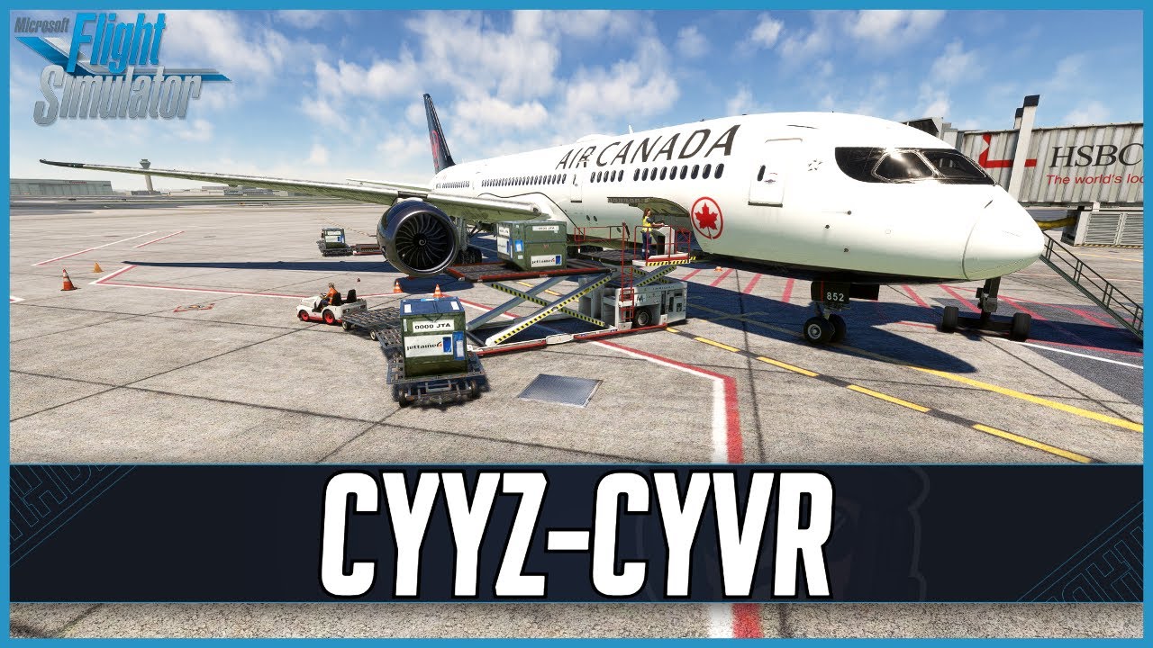 MSFS LIVE | Real World Air Canada OPS | Horizon 787-9 | Toronto to Vancouver