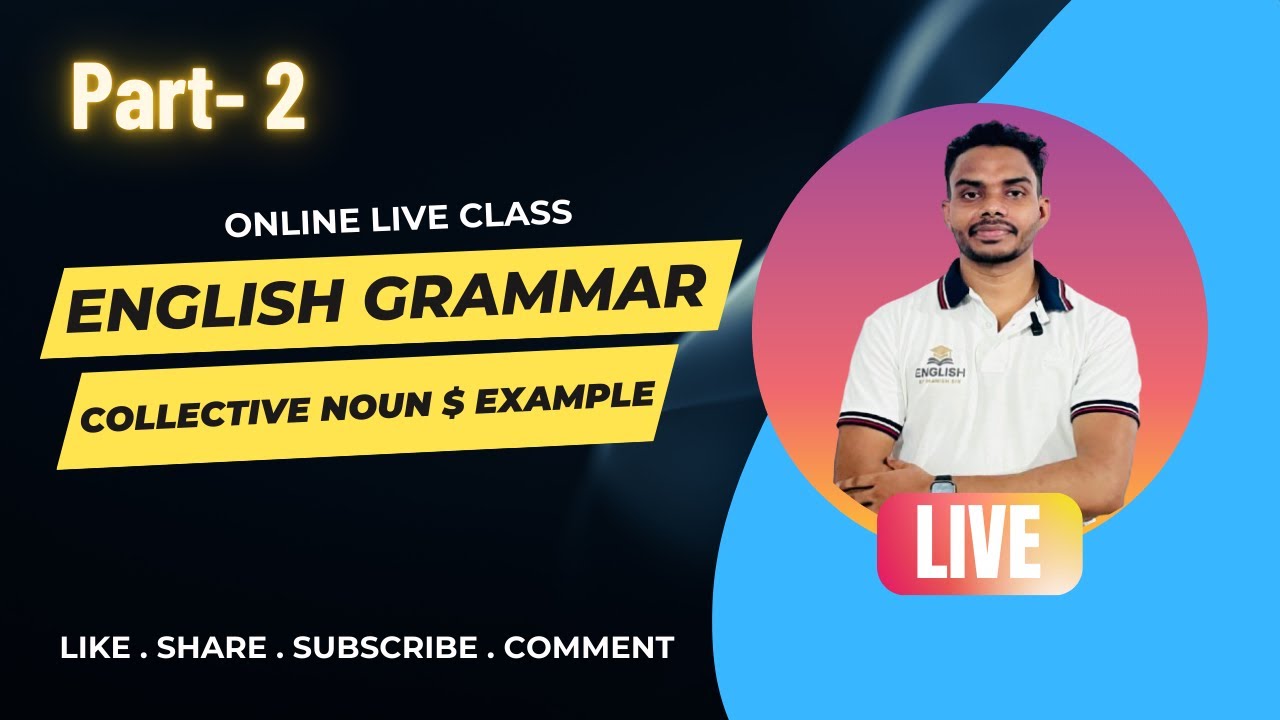 Collective Nouns Live Class | With Easy Examples | English Grammar