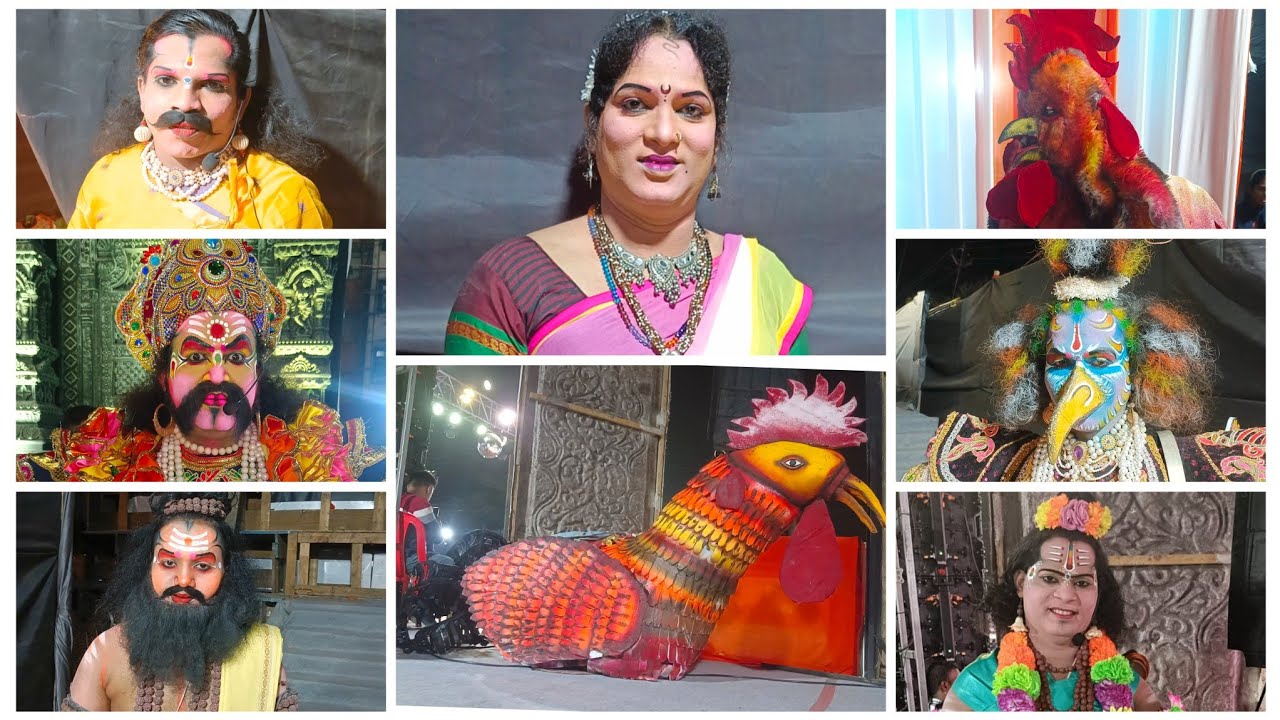Dashavtar Makeup🎨🖌️कुक्कुटेश्वर महिमा नाटकातील कलाकारांची पडद्यामागची मेहनत कलाकारांशी साधलेला संवाद