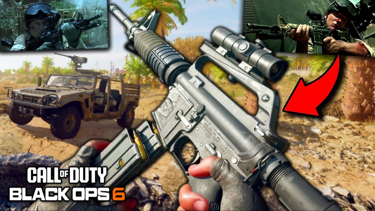 Delta Force M4 Recreation Loadout Gunplay from Black Hawk Down in Black Ops 6