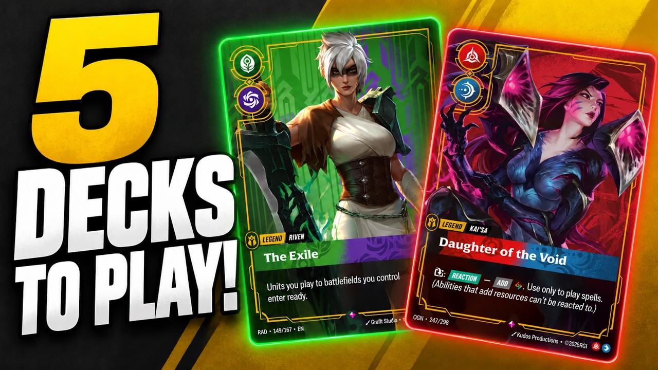5 Decks I&rsquo;d Play on Day One of Radiance! | Riftbound Decklists