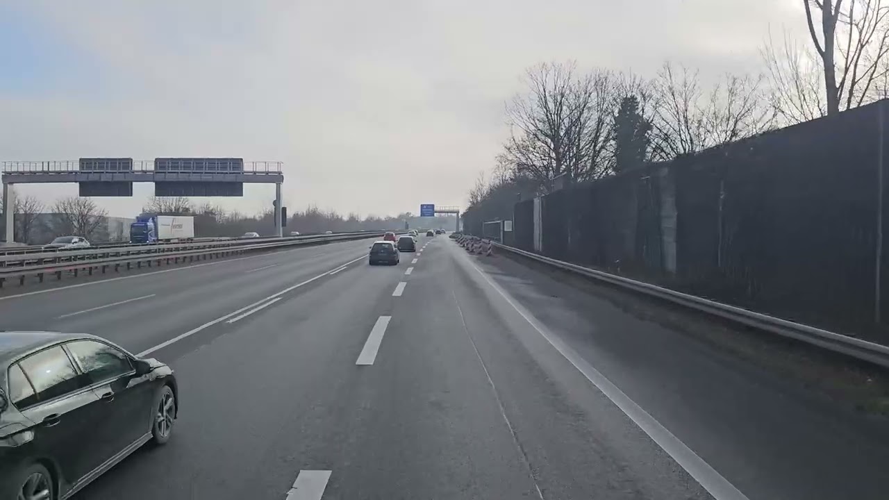 337 4K POV Real Truck Driving MAN TGX 510 Germany A6 to A81 part 3