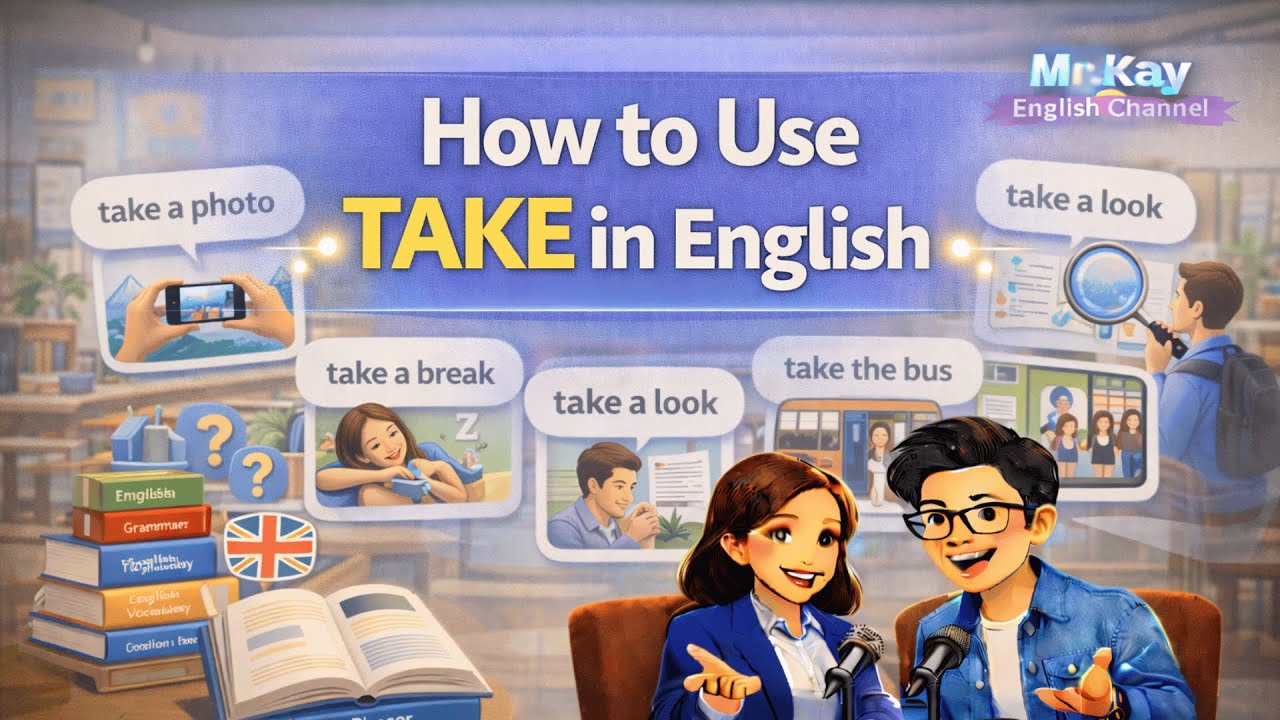 How to Use TAKE in English | Learn to speak English daily