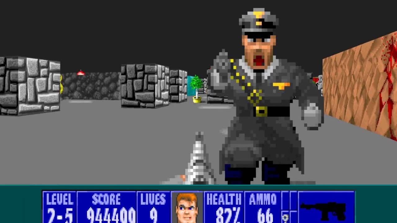 Wolfenstein Missions level 2-5: Missile Command