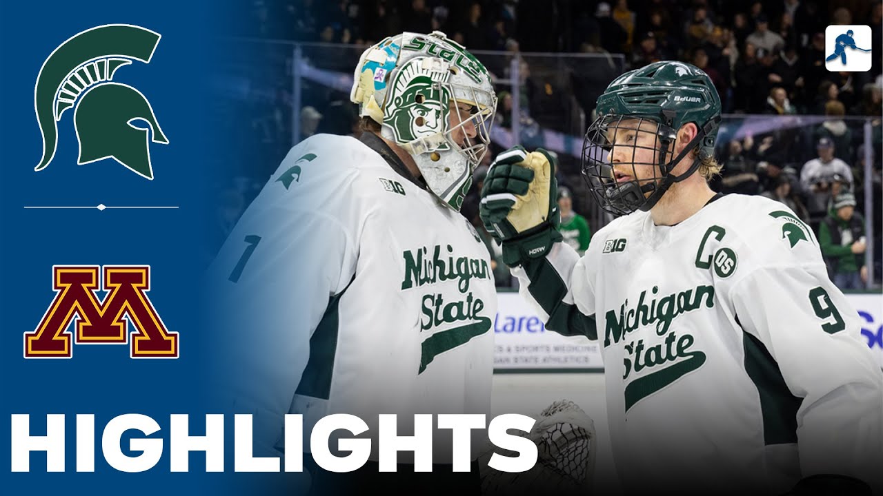 Michigan State vs Minnesota | NCAA College Hockey | Highlights - January 24, 2026