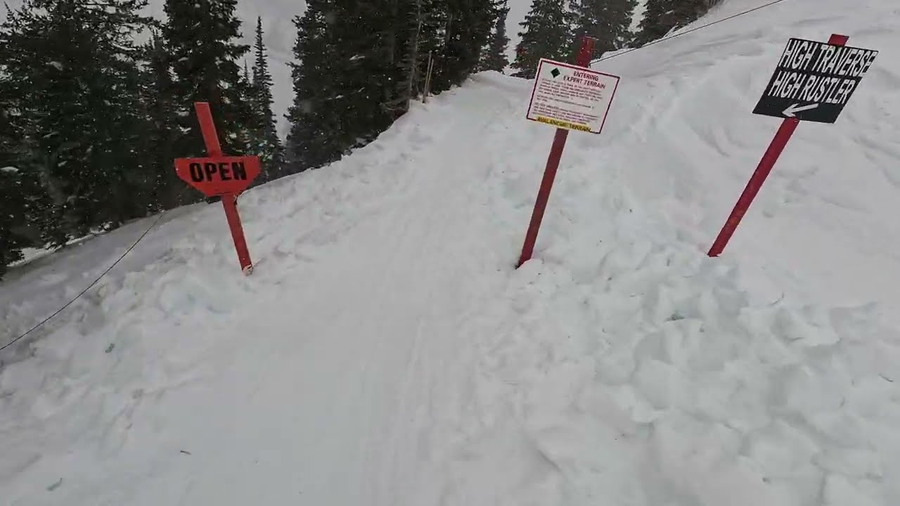 The road to Alf's High Rustler - Alta!