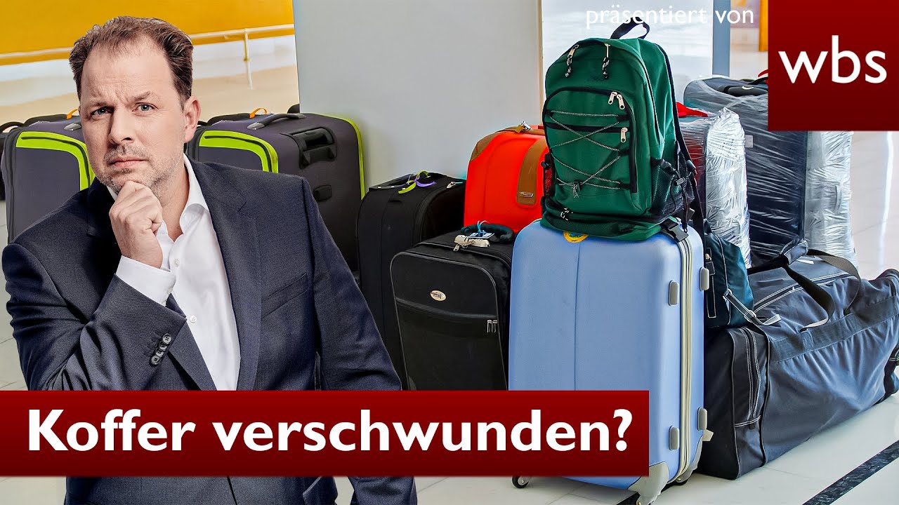 Flughafen-Chaos: Was tun, wenn die Airline euer Gepäck verloren hat? | Anwalt Christian Solmecke
