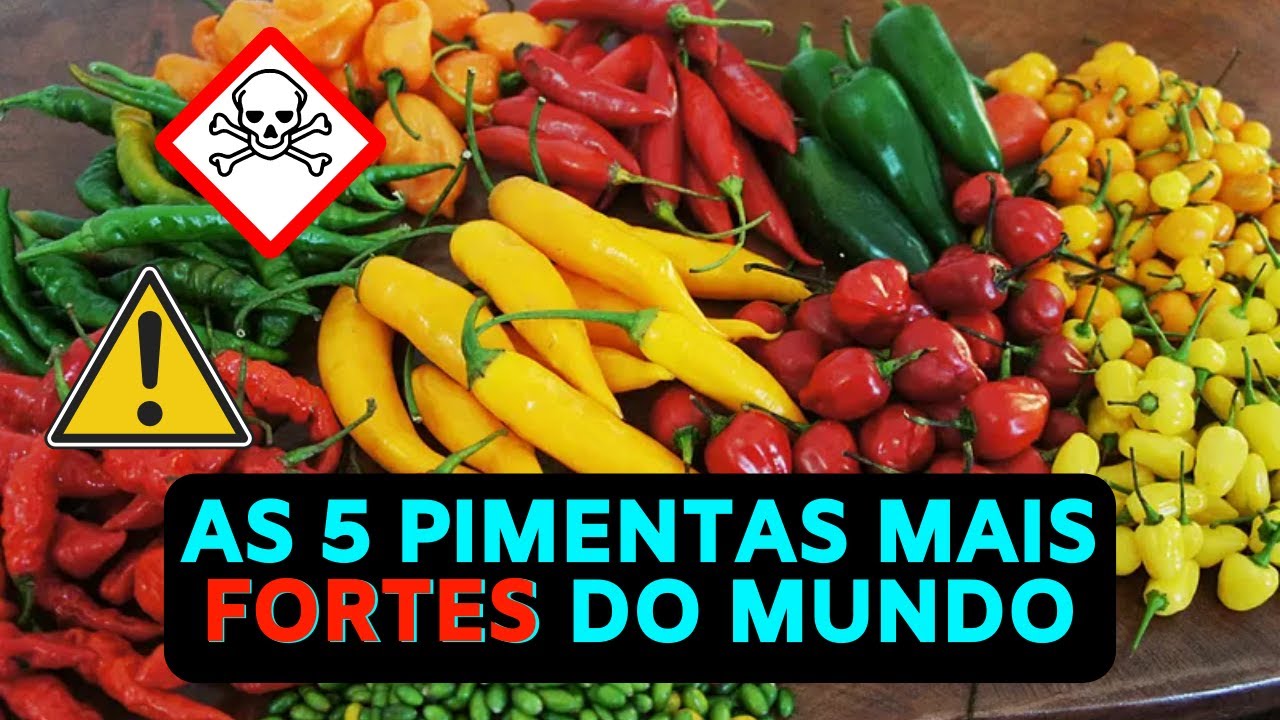 As 5 Pimentas mais FORTES do Mundo