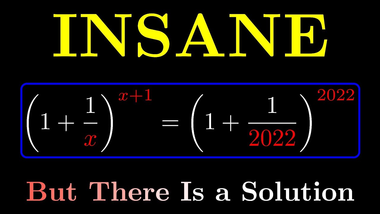 Impossible Equation to Solve | MindSphere