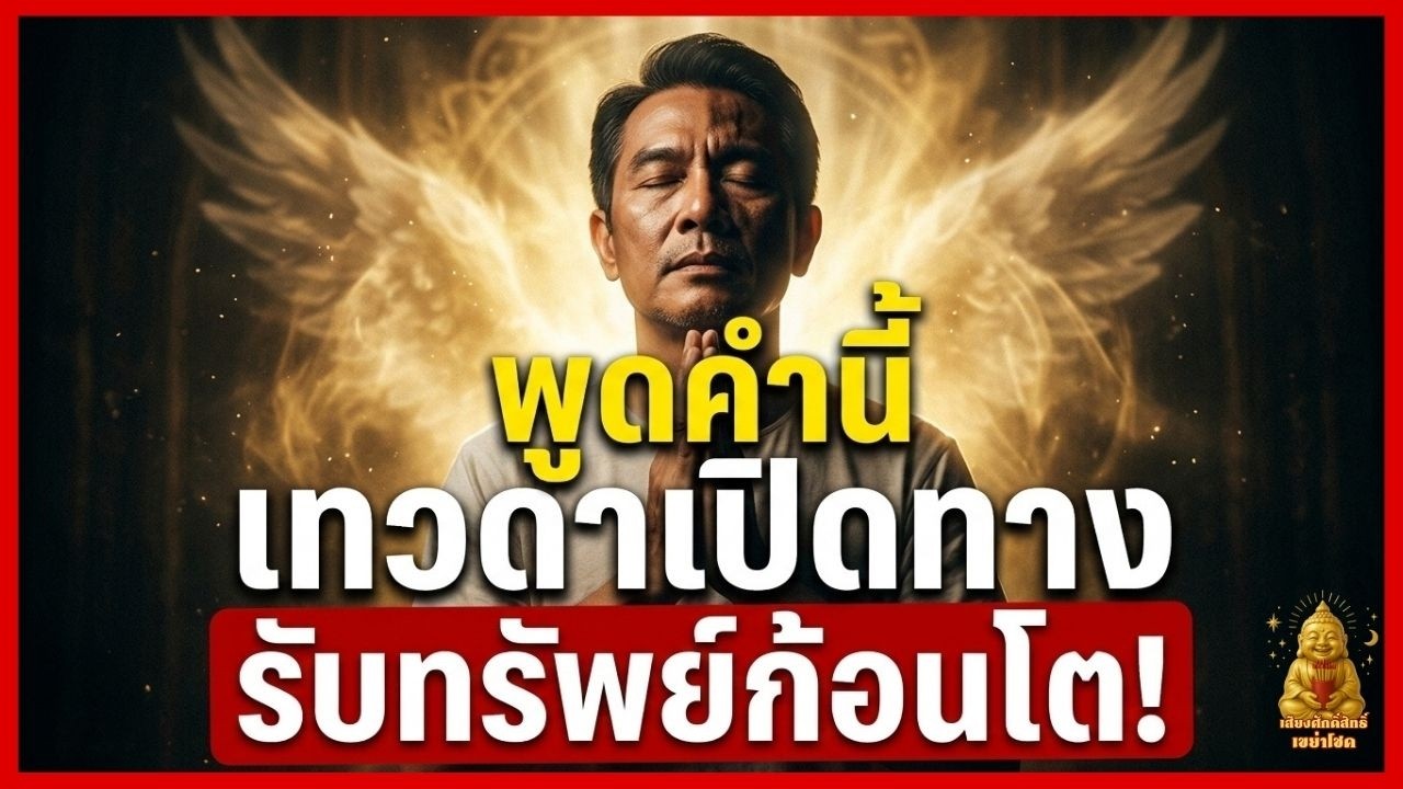 7 คำพูดเปลี่ยนชีวิต! พูดคำนี้หน้ากระจกทุกเช้า เทวดาเปิดทาง รับทรัพย์ก้อนโต