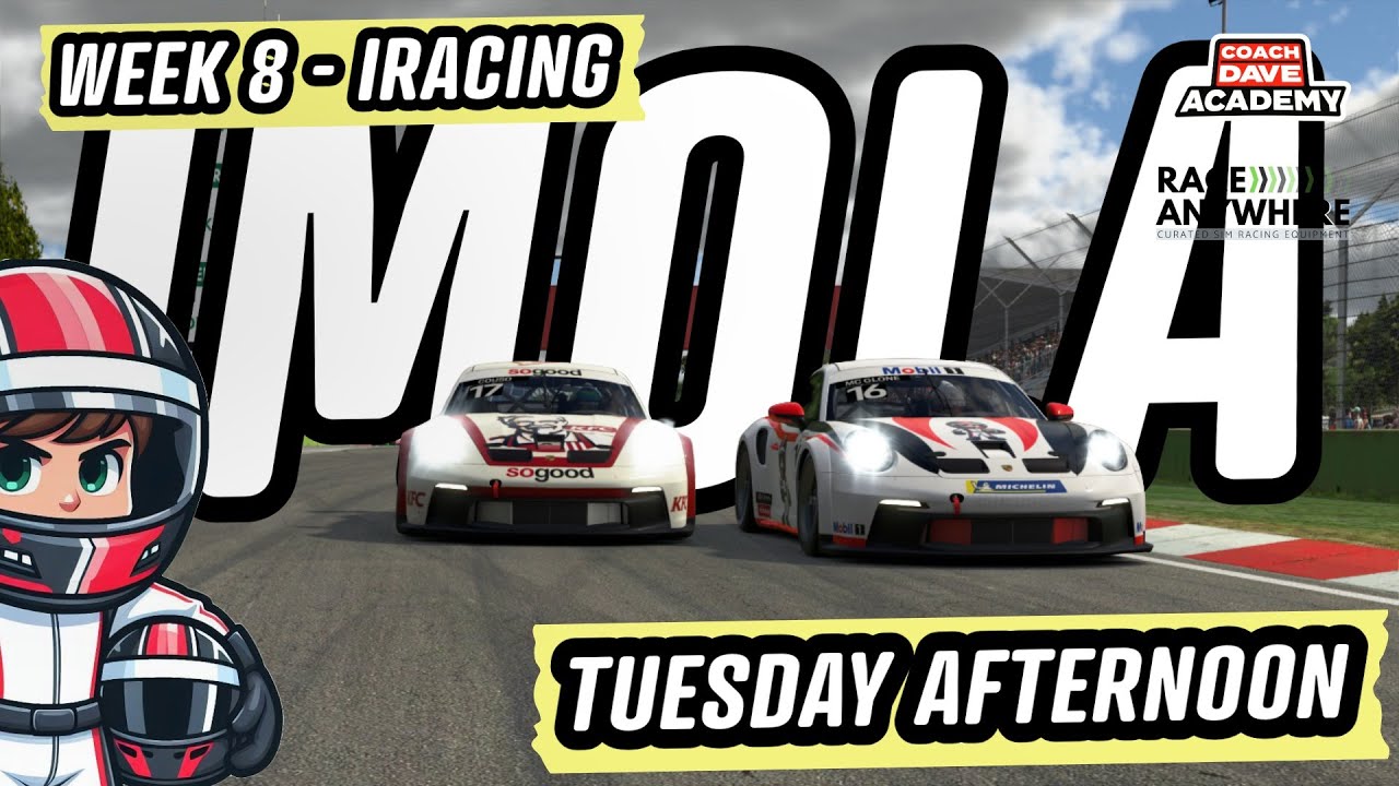 🔴 LIVE - Ultimate GT3 & Porsche Cup Double Header: iRacing Week 8 -Tuesday Afternoon