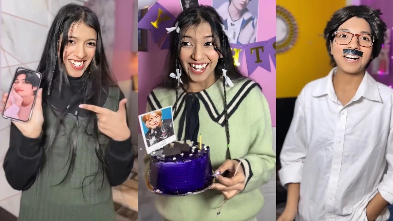 V ka Birthday Hai Aaj || BTS Army Girls / #btsarmy #love #newshortfilm 