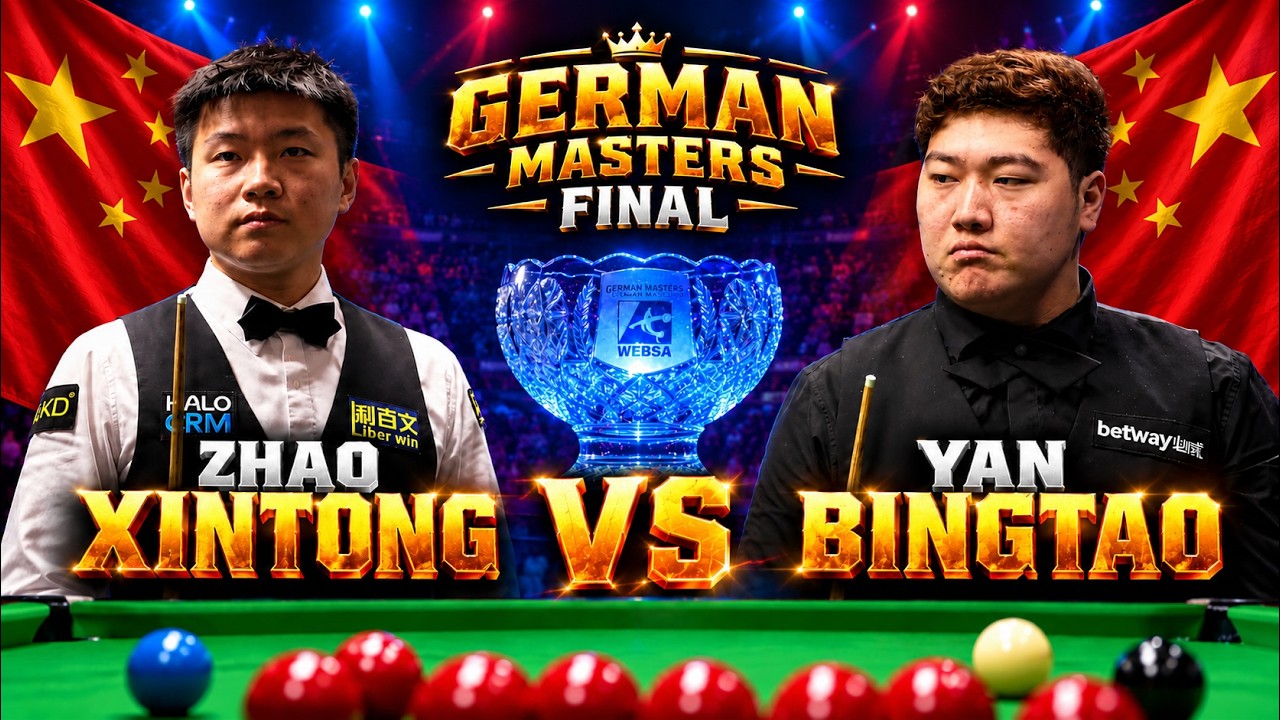Zhao Xintong vs Yan Bingtao Full Match Highlights | German Masters Snooker Championship 🏆