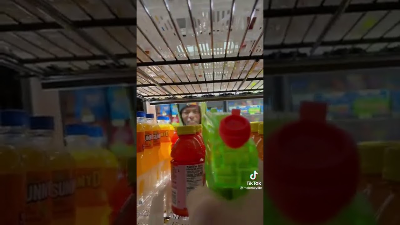 shooting people with a water gun at the local grocery store #shorts