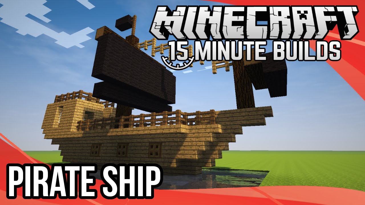 Minecraft 15-Minute Builds: Pirate Ship