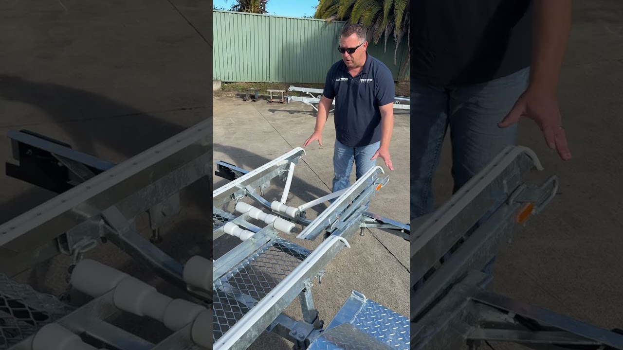 The Mackay KRX off-road capable trailer available through Good Times Marine