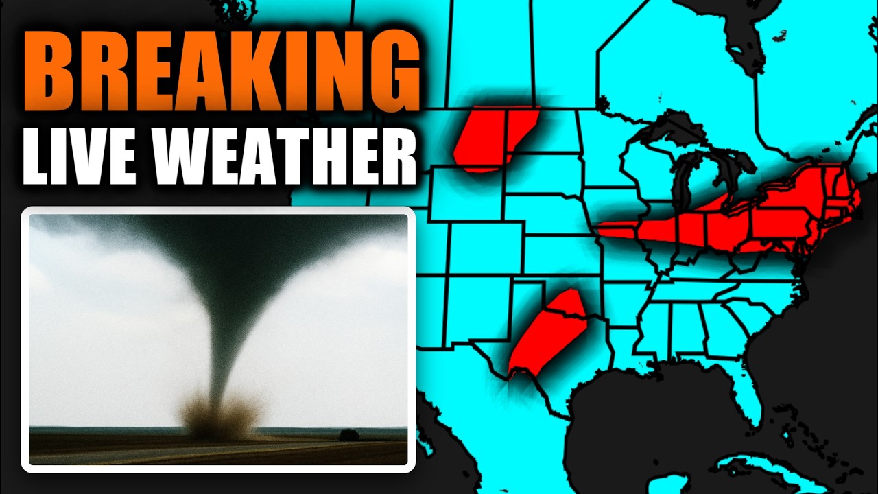 🔴 LIVE - Severe Weather Coverage With Storm Chasers On The Ground - Live Weather Channel...