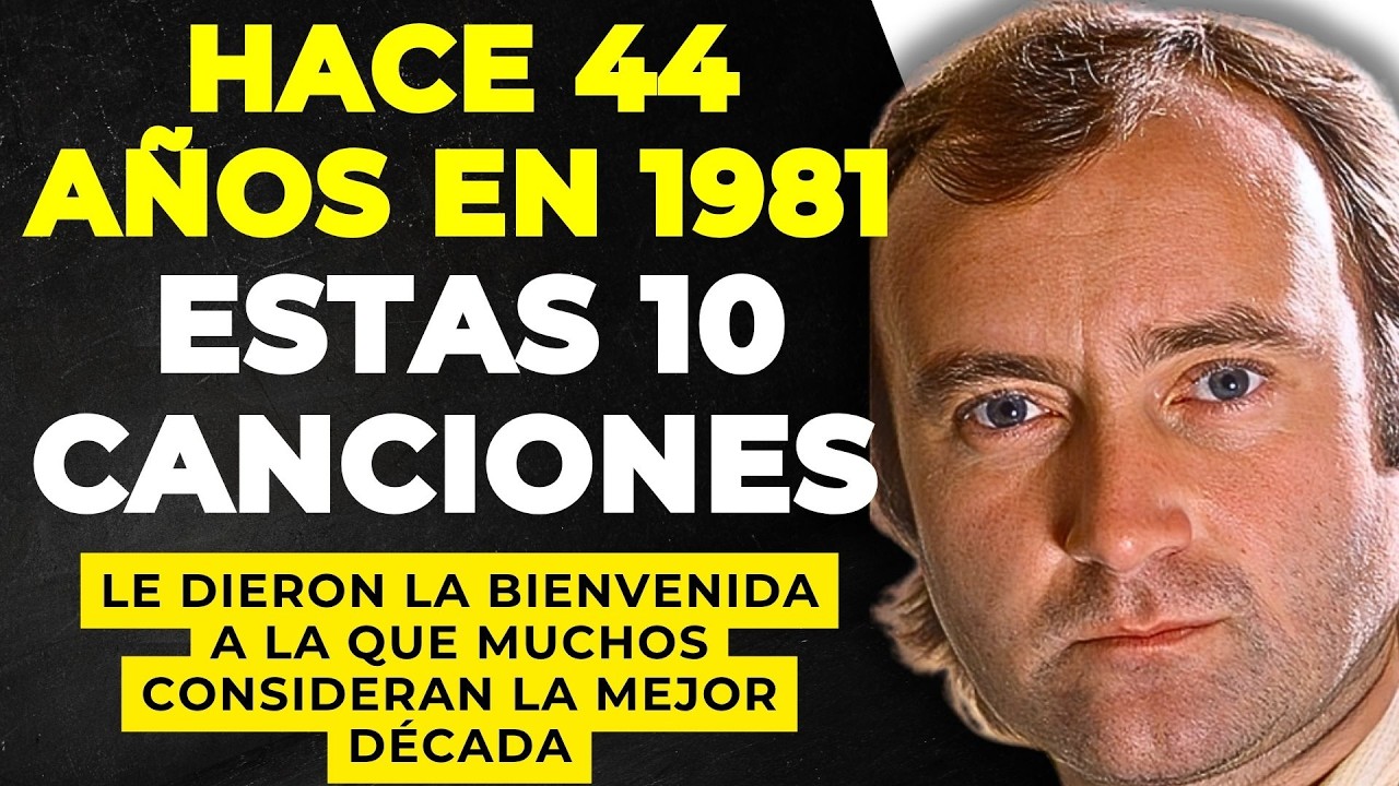 10 CANCIONES que MARCARON el INICIO de los 80s | 10 CANCIONES más LINDAS de 1981