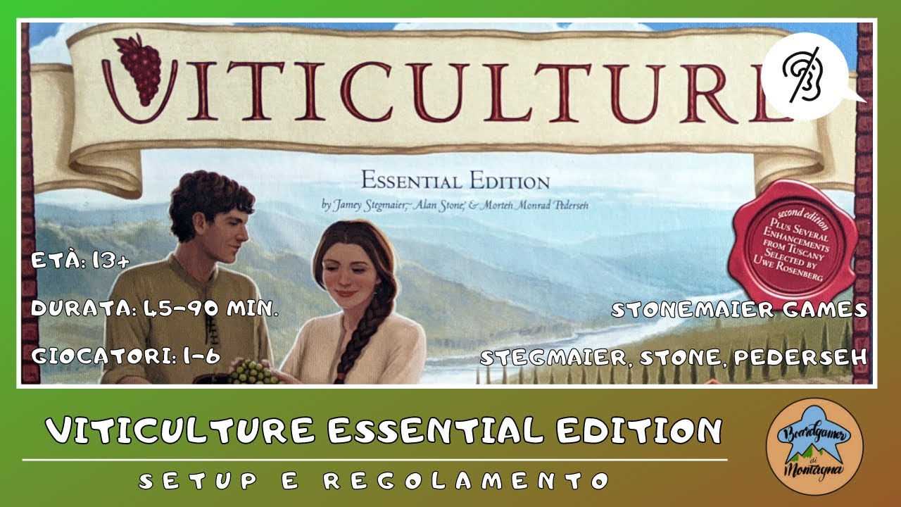 Viticulture Essential Edition - setup e regolamento in italiano (tutorial) [SUB ITA]